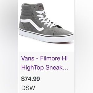 New Vans Filmore suede Shoes SIZE 7.5